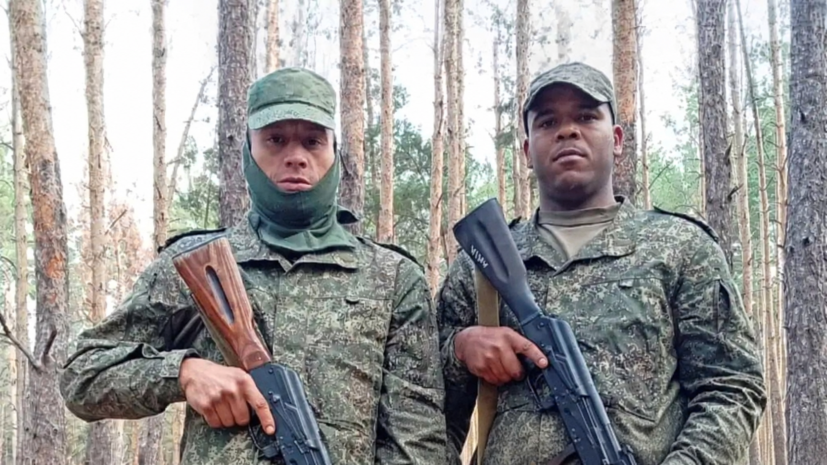 Dominicano y colombiano muestran en redes su participación junto a fuerzas rusas en Ucrania