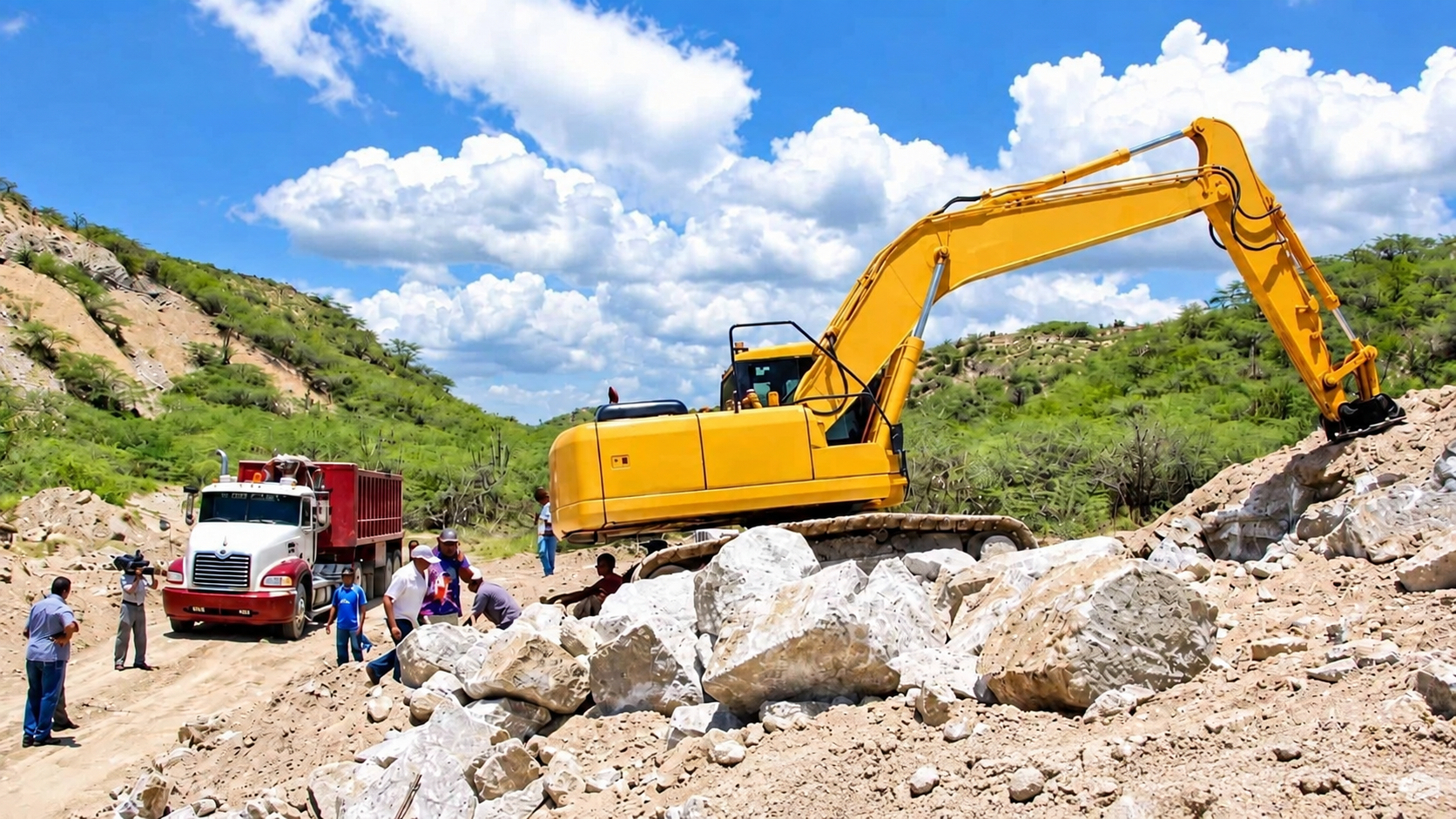 Conflicto por extracción irregular de yeso paraliza labores mineras en Tamayo