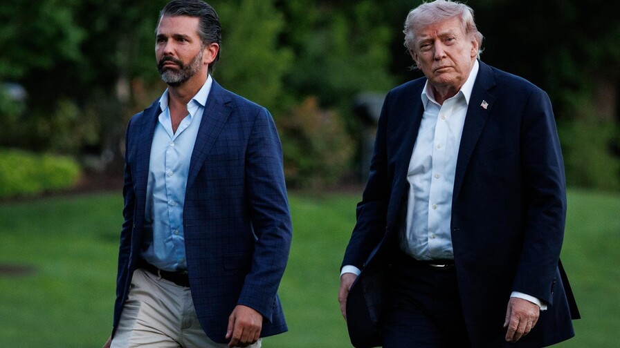 Trump afirma que su hijo reembolsó festejos de boda pagados por empresario ruso