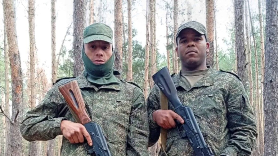 Dominicano y colombiano muestran en redes su participación junto a fuerzas rusas en Ucrania