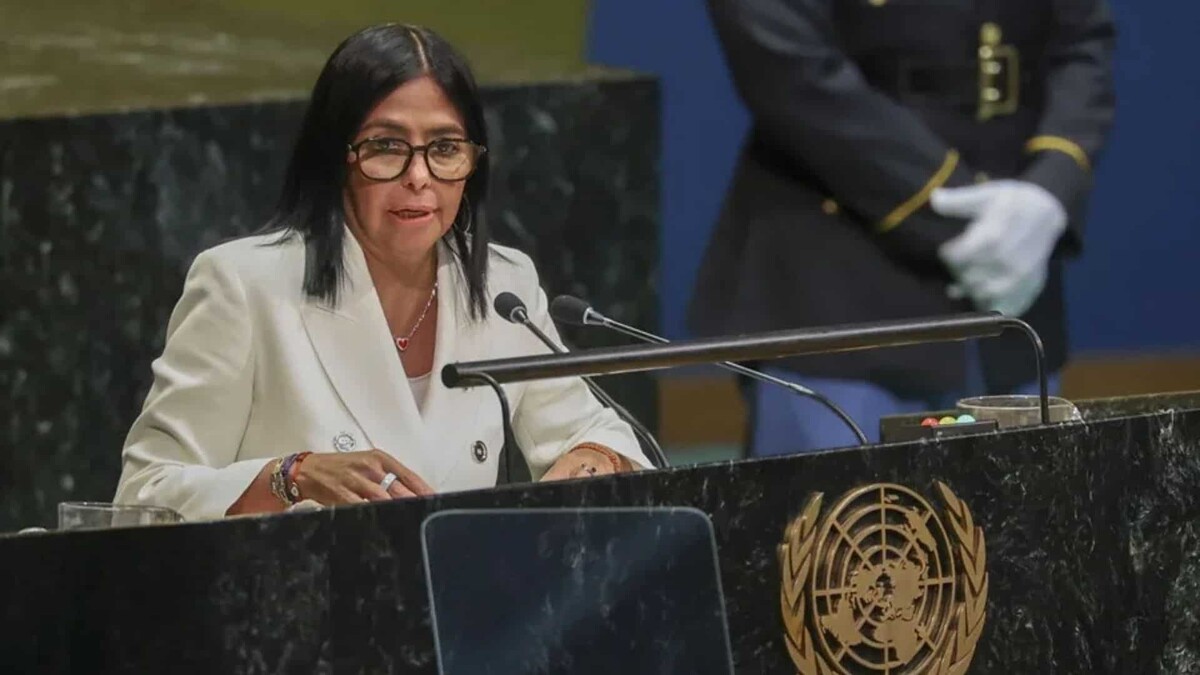 Delcy Rodríguez asegura en la ONU que habrá elecciones con igualdad de condiciones en Venezuela