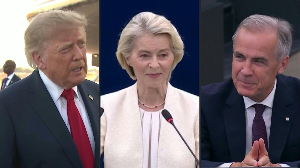Trump amenaza con elevar aranceles ante posible asociación entre la Unión Europea y Canadá