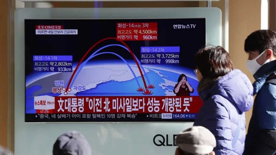 Corea del Norte realiza dos lanzamientos hacia el mar de Japón en una misma jornada